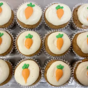 Mini Carrot Cupcakes Dozen