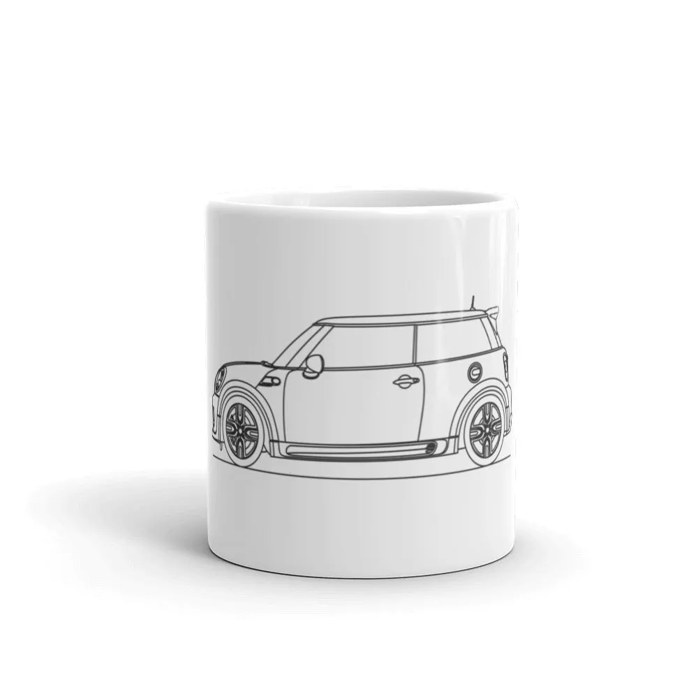 MINI Cooper R56 JCW Silhouette Mug
