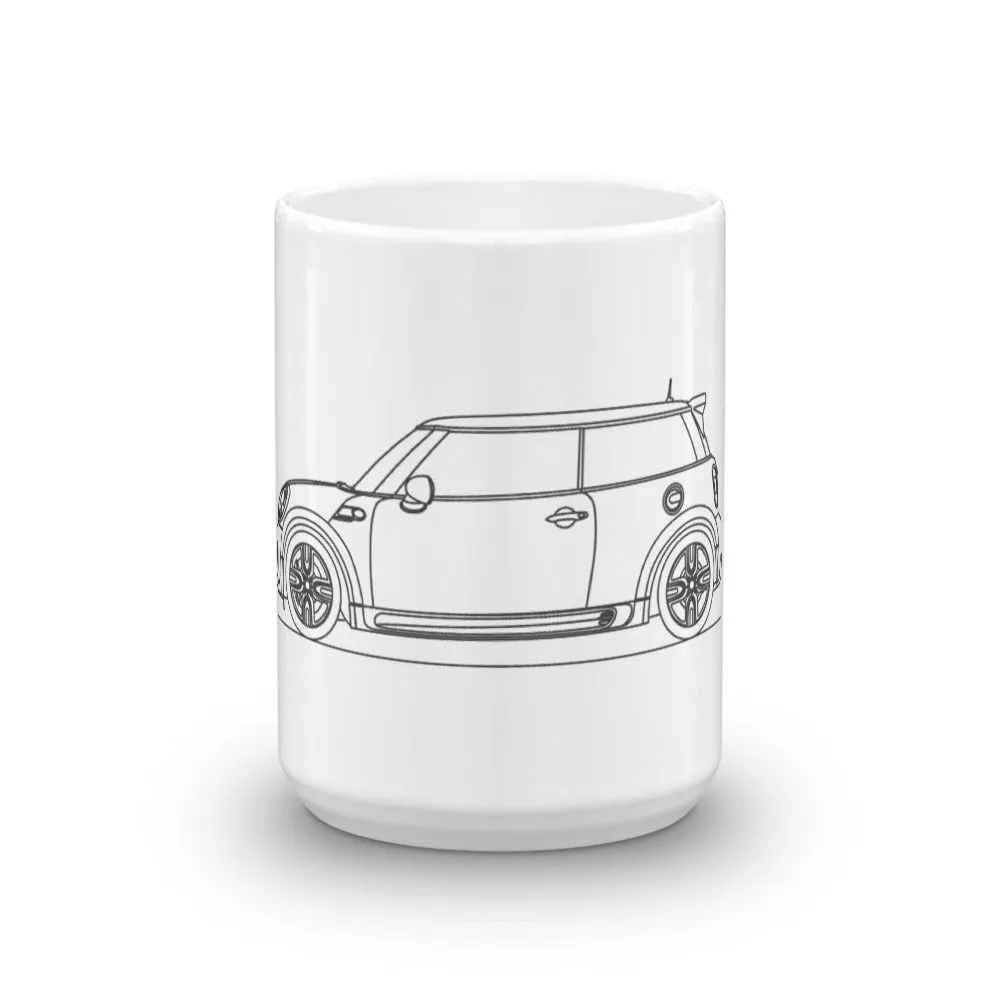 MINI Cooper R56 JCW Silhouette Mug
