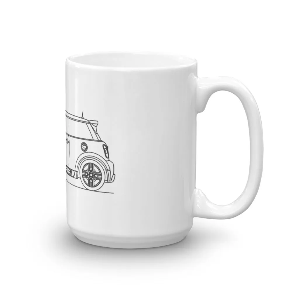 MINI Cooper R56 JCW Silhouette Mug
