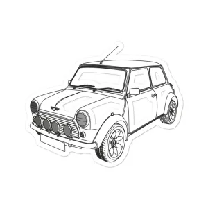 MINI MKI FTQ Silhouette Sticker