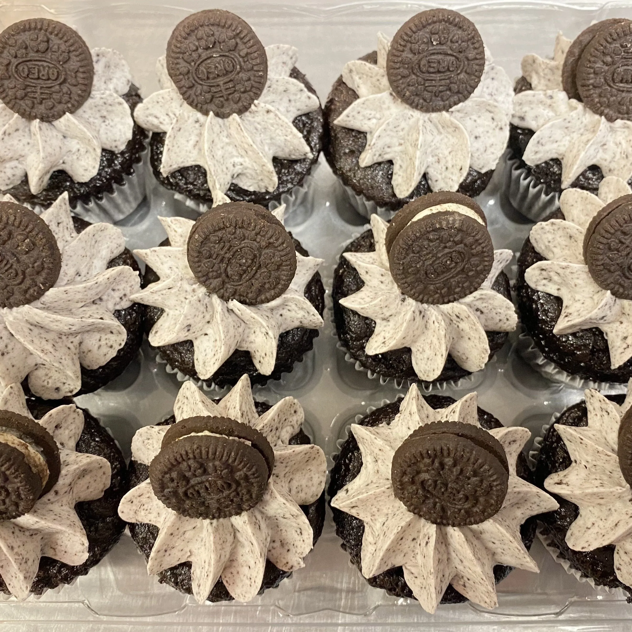 Mini Oreo Cupcakes Dozen