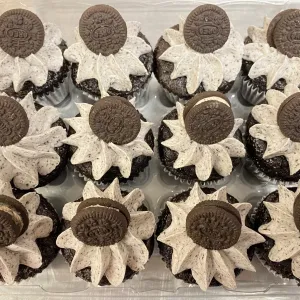 Mini Oreo Cupcakes Dozen