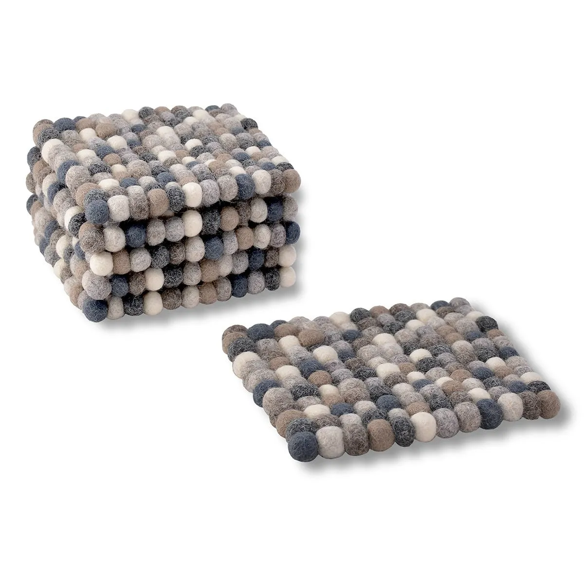 Mini Square Ball Mat- Natural