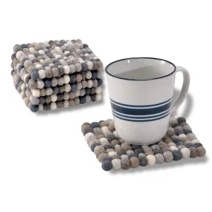 Mini Square Ball Mat- Natural