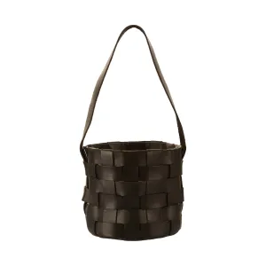 Miu Miu Black Woven Basket Bag