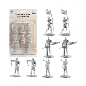 Monster Townsfolk Minis: Unpainted -Authority 8pk