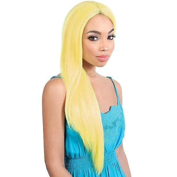 Motown Tress Let's Lace Deep Part Synthetic Swiss Lace Front Wig - LDP NEON