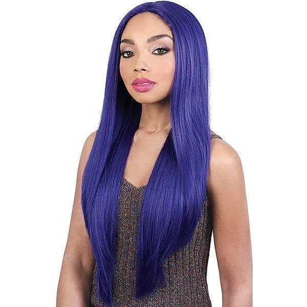 Motown Tress Let's Lace Deep Part Synthetic Swiss Lace Front Wig - LDP NEON