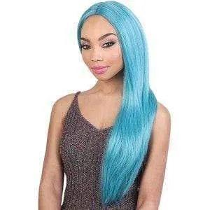 Motown Tress Let's Lace Deep Part Synthetic Swiss Lace Front Wig - LDP NEON