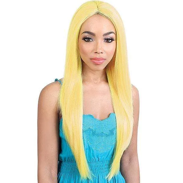 Motown Tress Let's Lace Deep Part Synthetic Swiss Lace Front Wig - LDP NEON