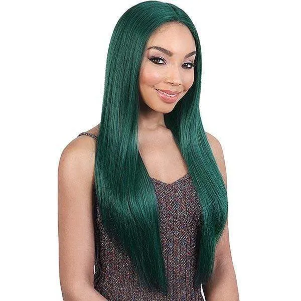 Motown Tress Let's Lace Deep Part Synthetic Swiss Lace Front Wig - LDP NEON