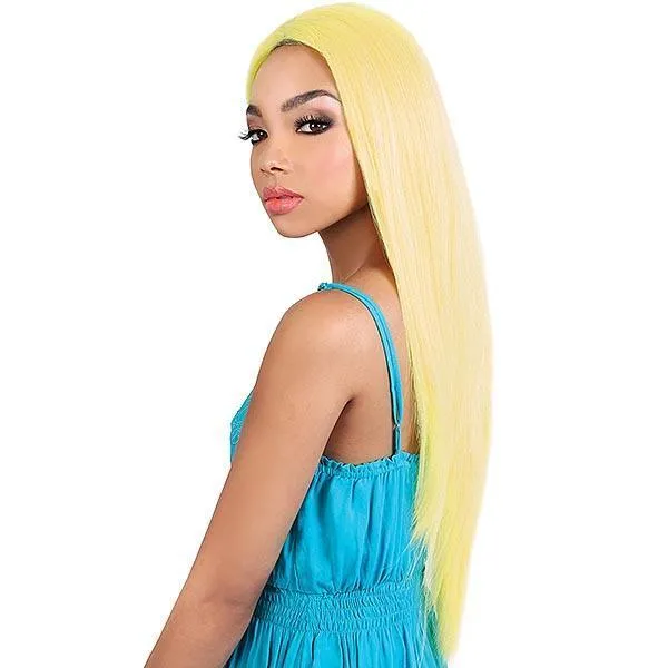 Motown Tress Let's Lace Deep Part Synthetic Swiss Lace Front Wig - LDP NEON