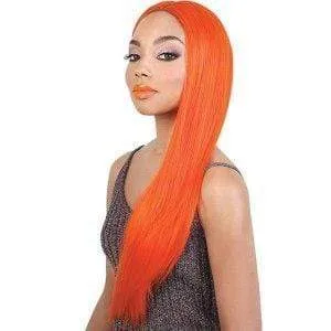 Motown Tress Let's Lace Deep Part Synthetic Swiss Lace Front Wig - LDP NEON