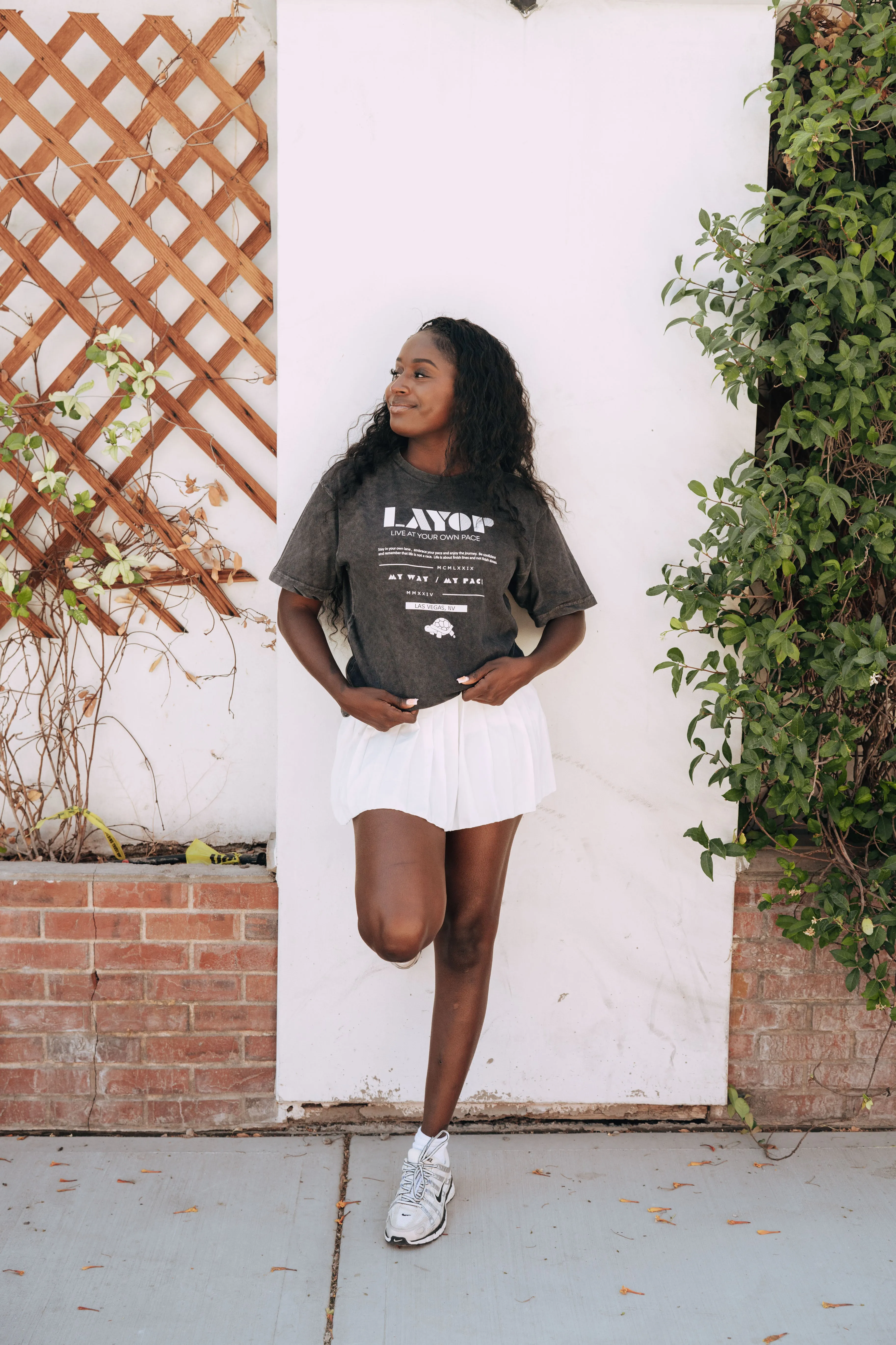 MY WAY MY PACE VINTAGE TEE [Vintage Black]