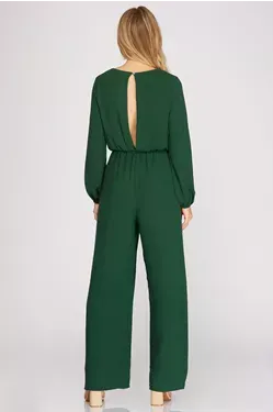 NATALIA JUMPSUIT -GREEN