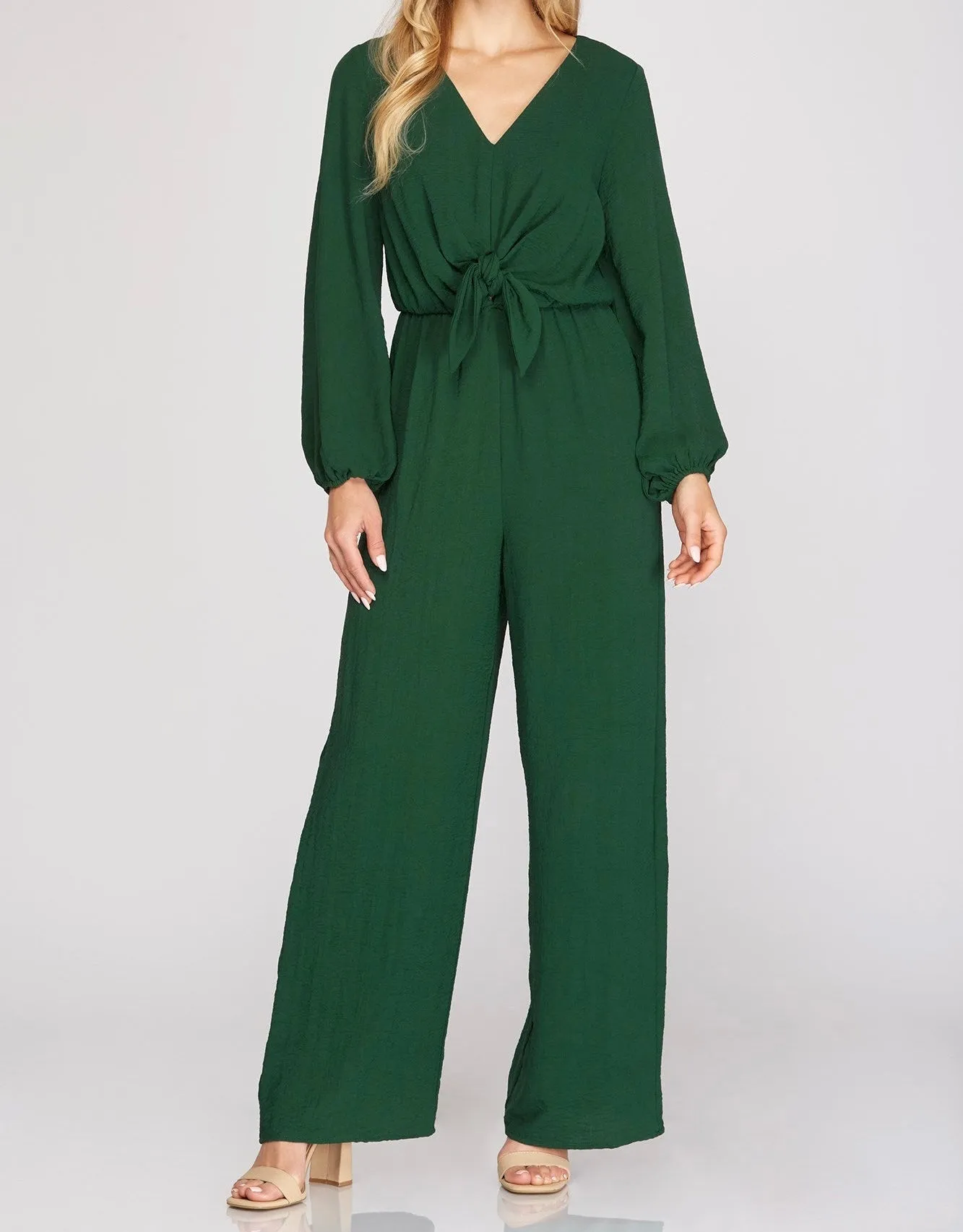 NATALIA JUMPSUIT -GREEN