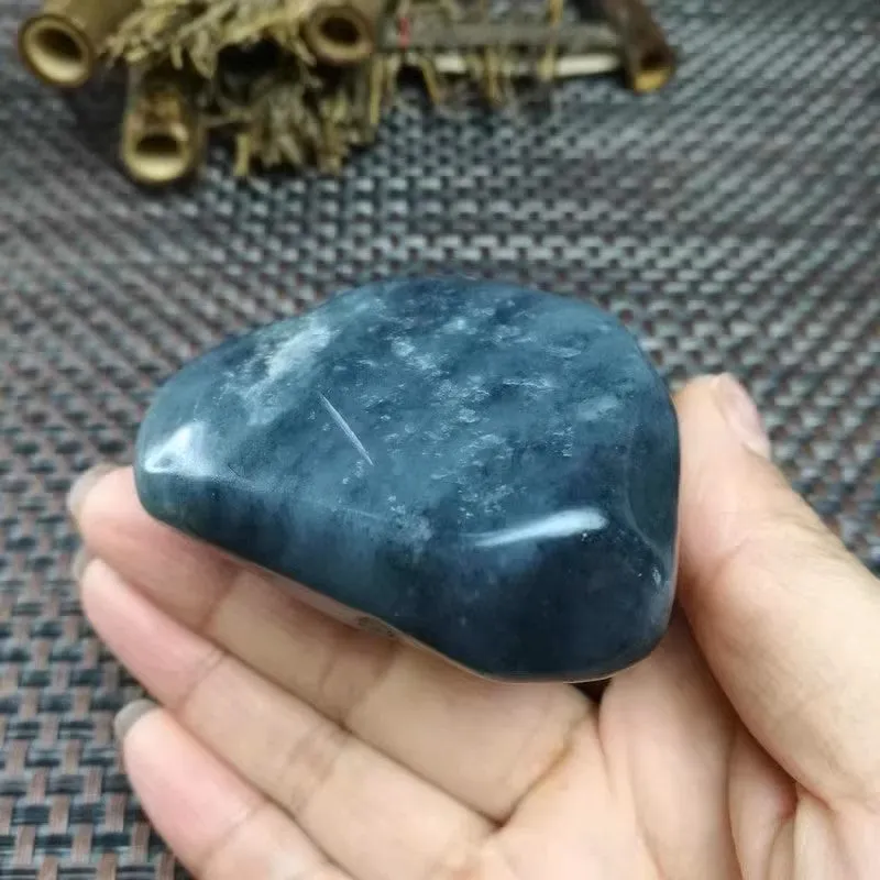 Natural Hetian Jade Rough Nephrite Raw (269g,7X5.5X4.5cm)