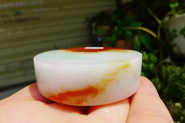 Natural Jade Rough Jadeite Raw (110g,5.35X1.5cm)