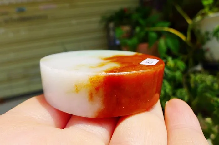 Natural Jade Rough Jadeite Raw (110g,5.35X1.5cm)