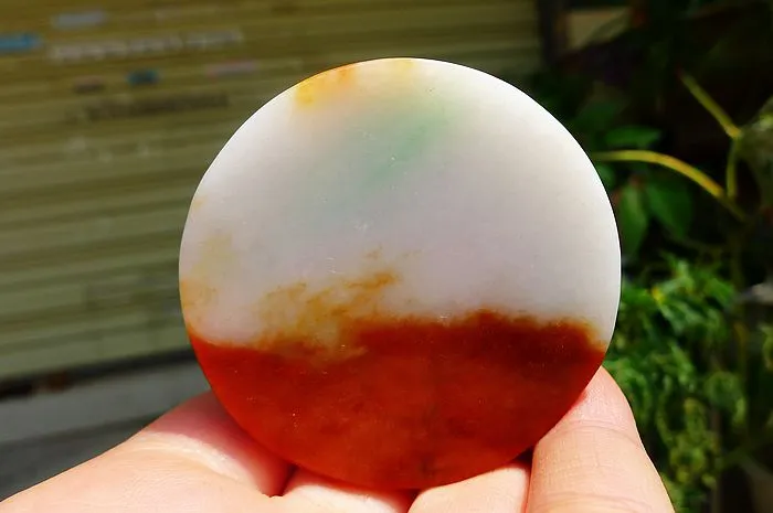 Natural Jade Rough Jadeite Raw (110g,5.35X1.5cm)