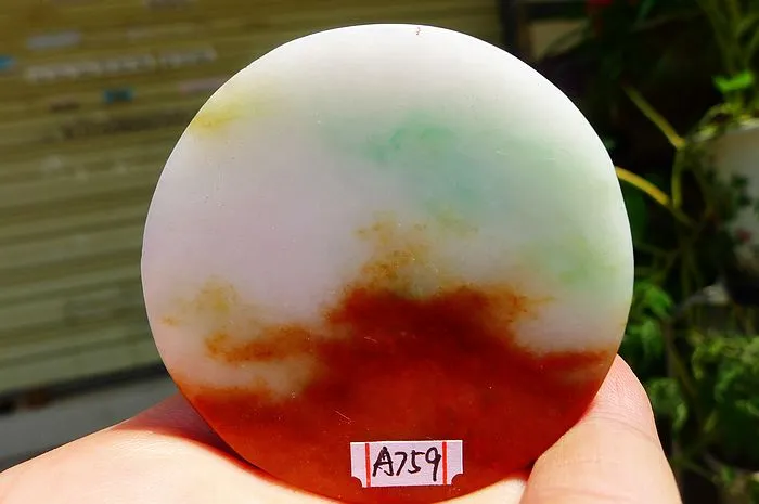 Natural Jade Rough Jadeite Raw (110g,5.35X1.5cm)