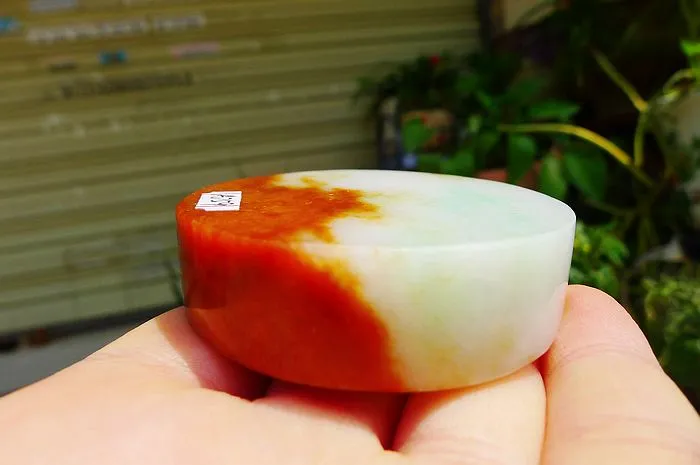Natural Jade Rough Jadeite Raw (110g,5.35X1.5cm)