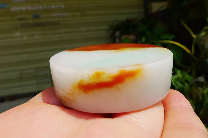 Natural Jade Rough Jadeite Raw (110g,5.35X1.5cm)