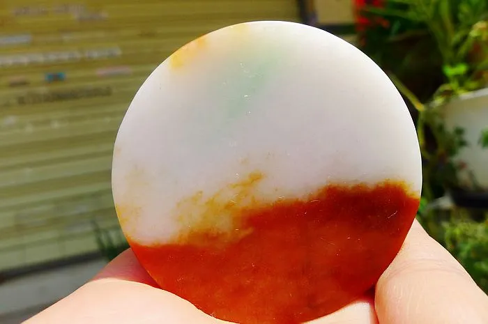 Natural Jade Rough Jadeite Raw (110g,5.35X1.5cm)