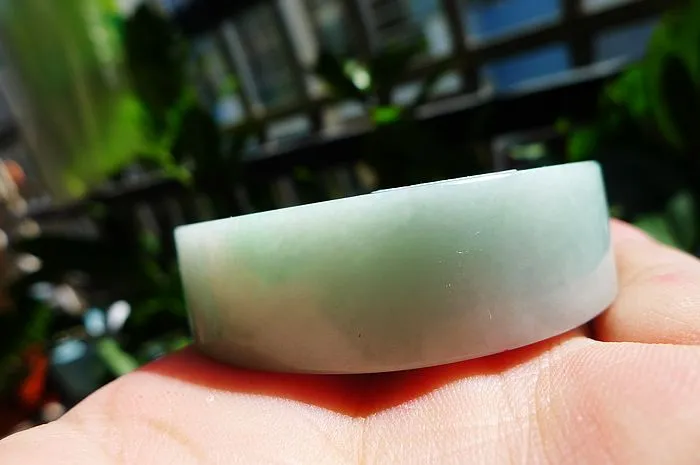 Natural Jade Rough Jadeite Raw (114g,5.5X1.45cm)