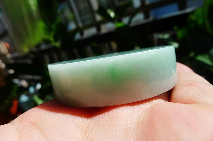 Natural Jade Rough Jadeite Raw (114g,5.5X1.45cm)