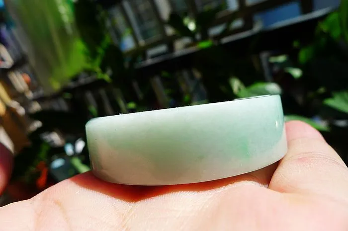 Natural Jade Rough Jadeite Raw (114g,5.5X1.45cm)