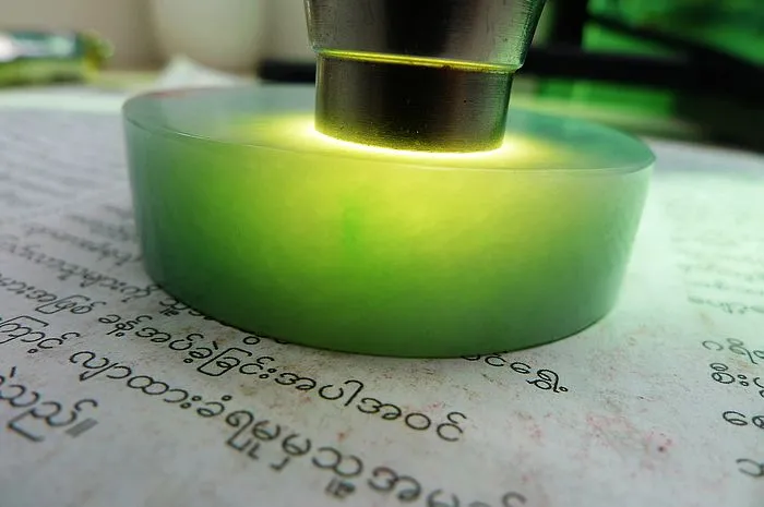 Natural Jade Rough Jadeite Raw (114g,5.5X1.45cm)