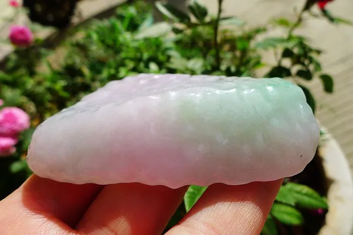 Natural Jade Rough Jadeite Raw (120g,7.6X5.6X1.7cm)