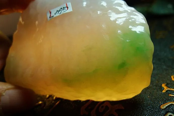 Natural Jade Rough Jadeite Raw (120g,7.6X5.6X1.7cm)