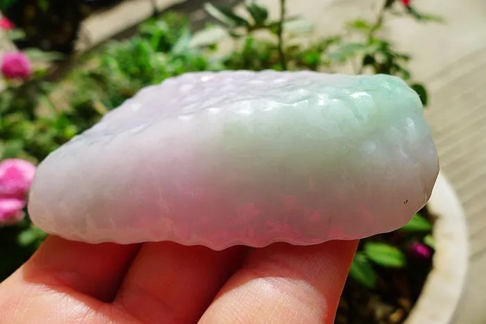 Natural Jade Rough Jadeite Raw (120g,7.6X5.6X1.7cm)
