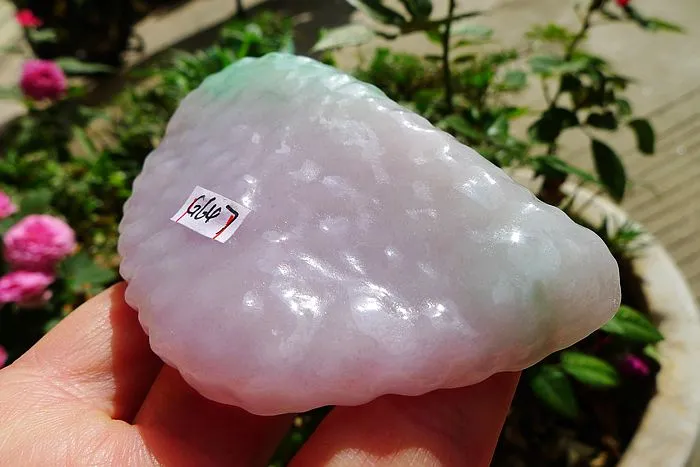 Natural Jade Rough Jadeite Raw (120g,7.6X5.6X1.7cm)