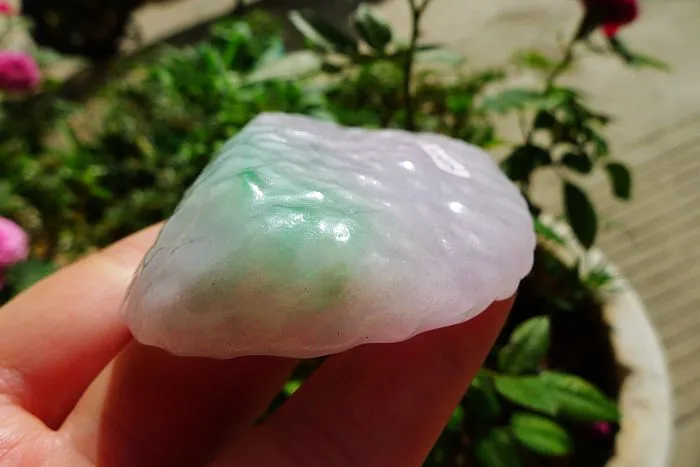 Natural Jade Rough Jadeite Raw (120g,7.6X5.6X1.7cm)