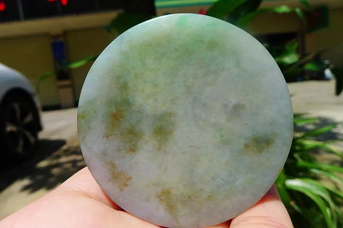 Natural Jade Rough Jadeite Raw (125g,5.7X5.7X1.45cm)