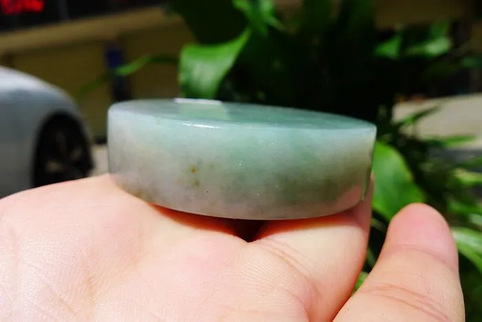 Natural Jade Rough Jadeite Raw (125g,5.7X5.7X1.45cm)