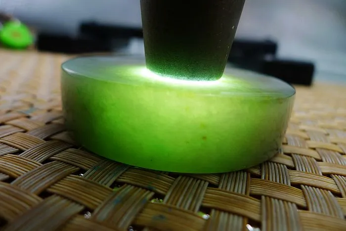 Natural Jade Rough Jadeite Raw (125g,5.7X5.7X1.45cm)