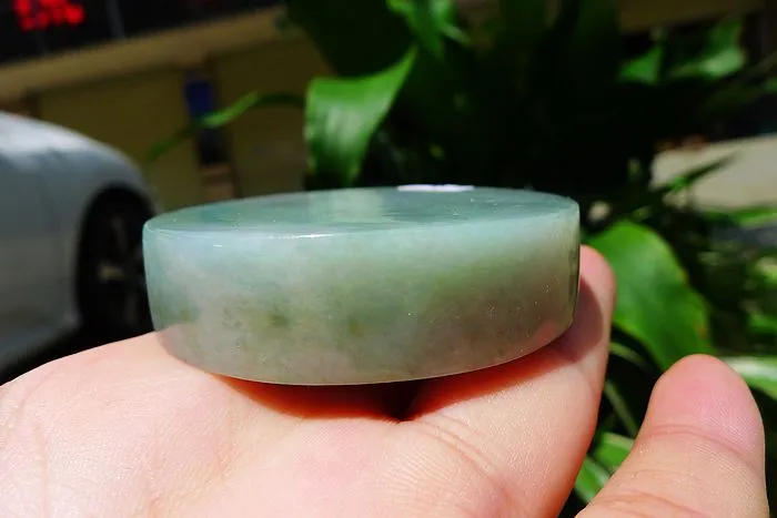 Natural Jade Rough Jadeite Raw (125g,5.7X5.7X1.45cm)
