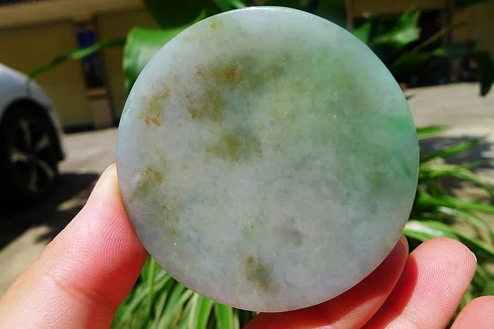 Natural Jade Rough Jadeite Raw (125g,5.7X5.7X1.45cm)