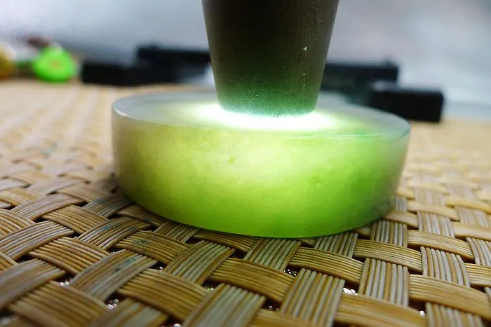 Natural Jade Rough Jadeite Raw (125g,5.7X5.7X1.45cm)