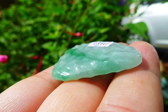 Natural Jade Rough Jadeite Raw (12g,3.9X3.1X0.5cm)