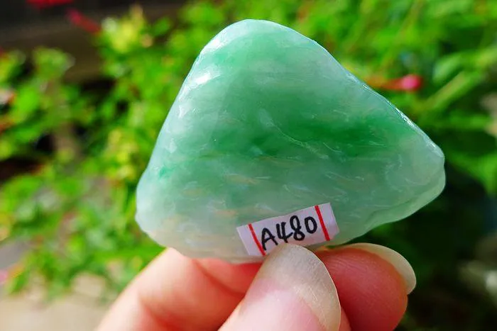 Natural Jade Rough Jadeite Raw (12g,3.9X3.1X0.5cm)