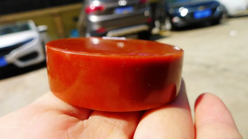Natural Jade Rough Jadeite Raw (132g,5.45X1.6cm)