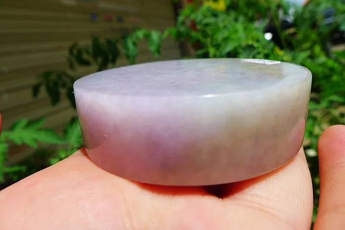 Natural Jade Rough Jadeite Raw (138g,5.65X5.65X1.6cm)