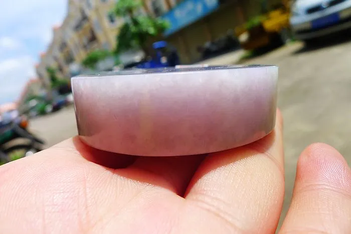 Natural Jade Rough Jadeite Raw (138g,5.65X5.65X1.6cm)