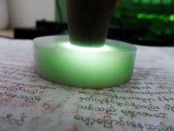 Natural Jade Rough Jadeite Raw (146g,5.98x1.6cm)